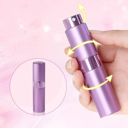 metal aluminum Portable Refillable Perfume Bottle Cosmetic Container