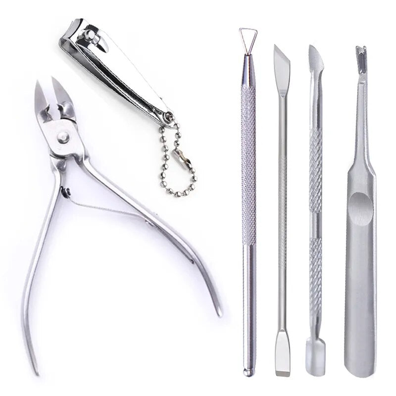 Nail Cuticle Pusher Colorful Stainless Steel