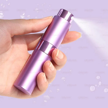 metal aluminum Portable Refillable Perfume Bottle Cosmetic Container