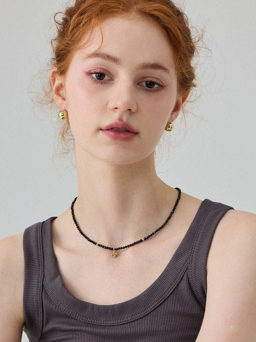 Laraine Yin Necklace Pendant Cold Crystal Stone