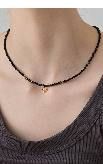 Laraine Yin Necklace Pendant Cold Crystal Stone