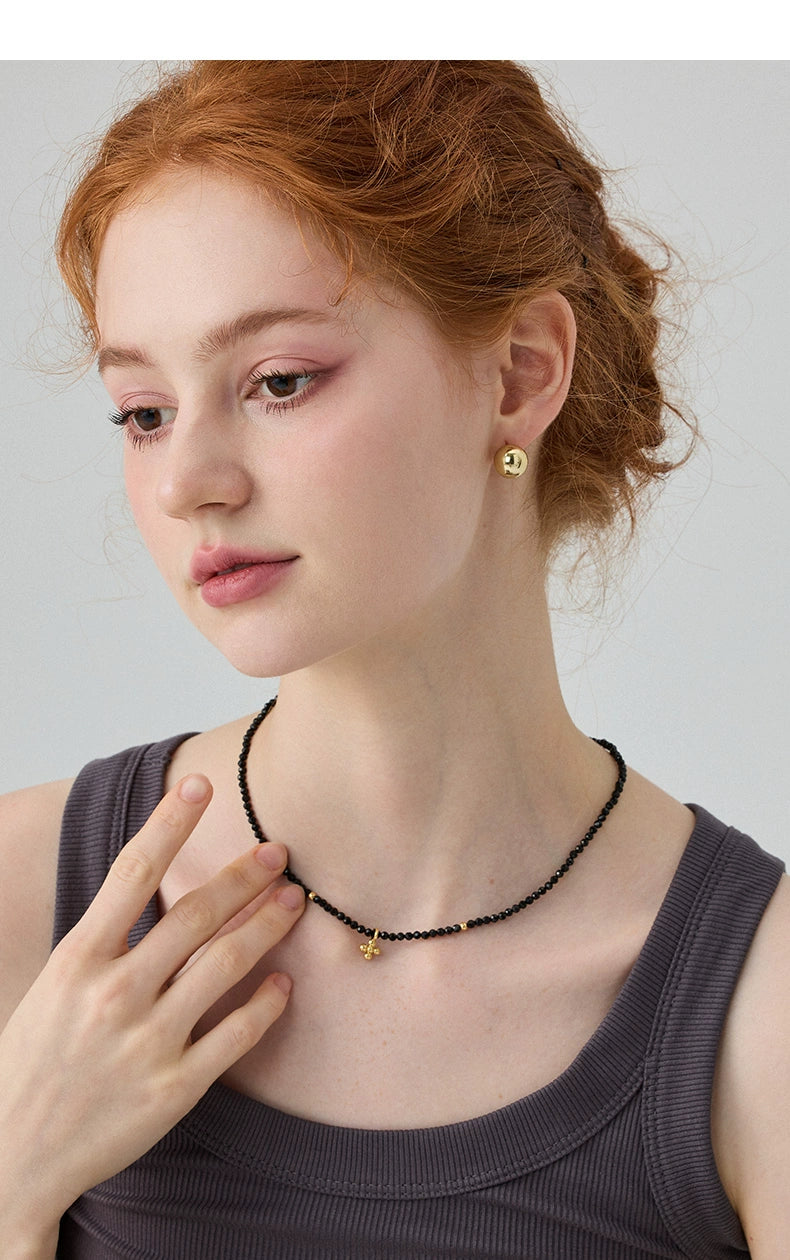 Laraine Yin Necklace Pendant Cold Crystal Stone