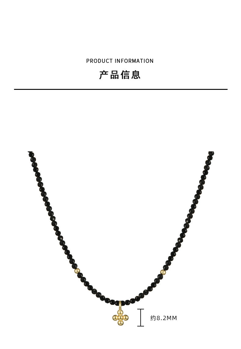 Laraine Yin Necklace Pendant Cold Crystal Stone