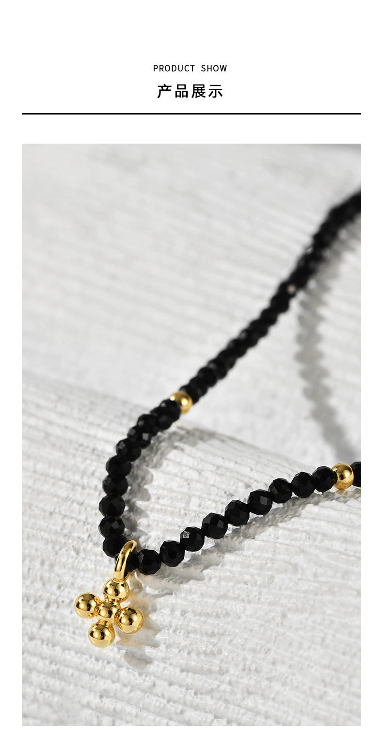 Laraine Yin Necklace Pendant Cold Crystal Stone