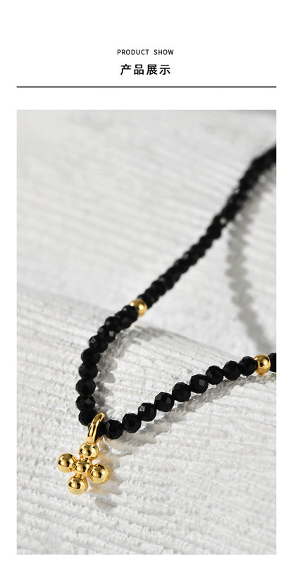 Laraine Yin Necklace Pendant Cold Crystal Stone