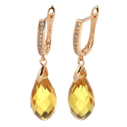 SYOUJYO Luxury Shiny Pendant Earrings