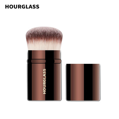 Hourglass Makeup Brush- No.23 Retractable Blush Brush Soft and Skin-friendly Fiber Hair Fashion Design Single Face Brush