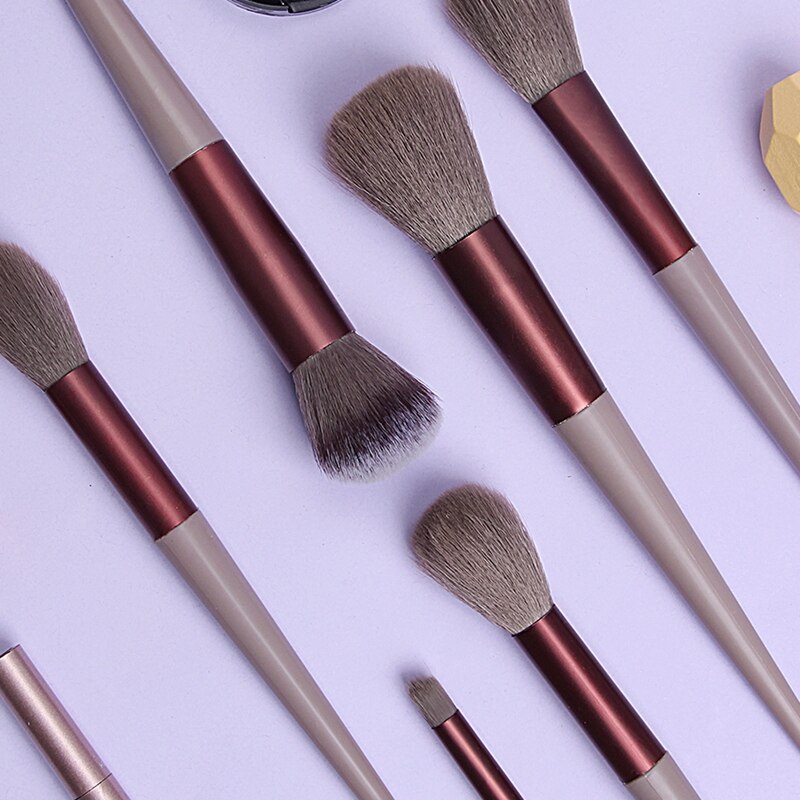 13 PCS Cosmetic Makeup Brushes Set