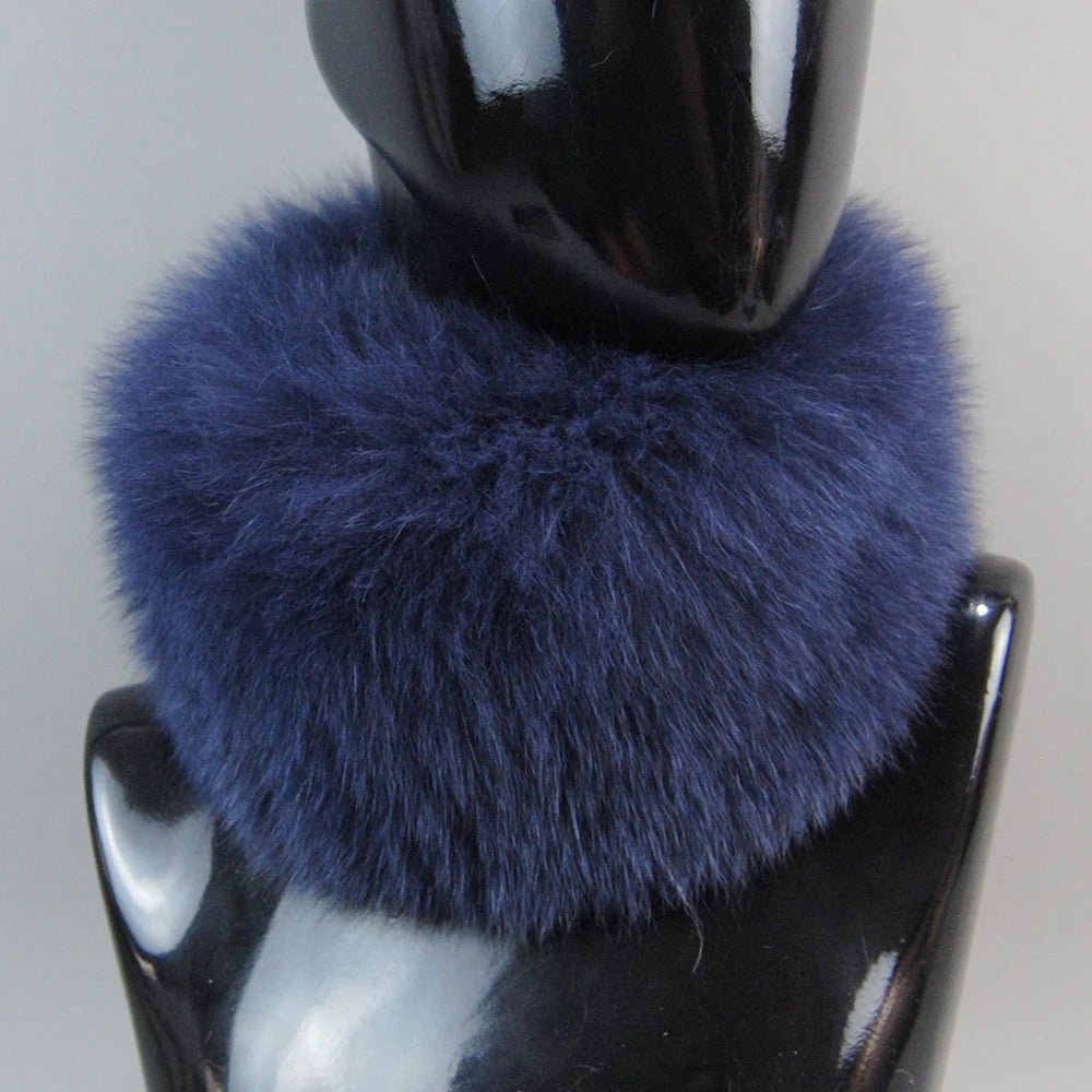 Genuine Real Fox Fur Ring Scarves