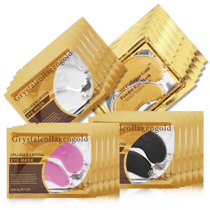 60pcs=30 Pairs Collagen Gold Powder Eye Mask