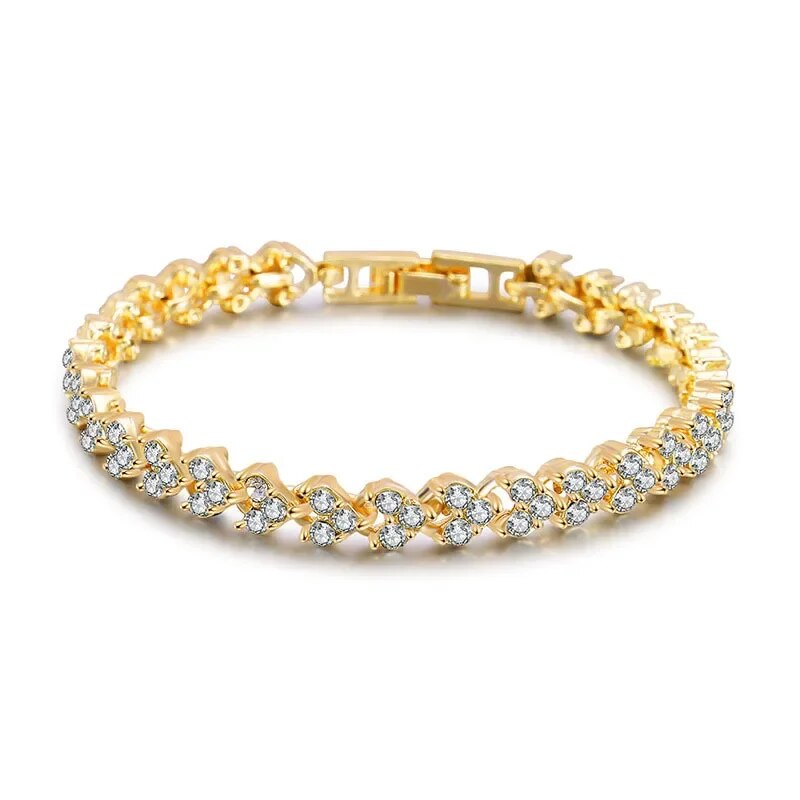 Luxury Roman Crystal Bracelet For Women