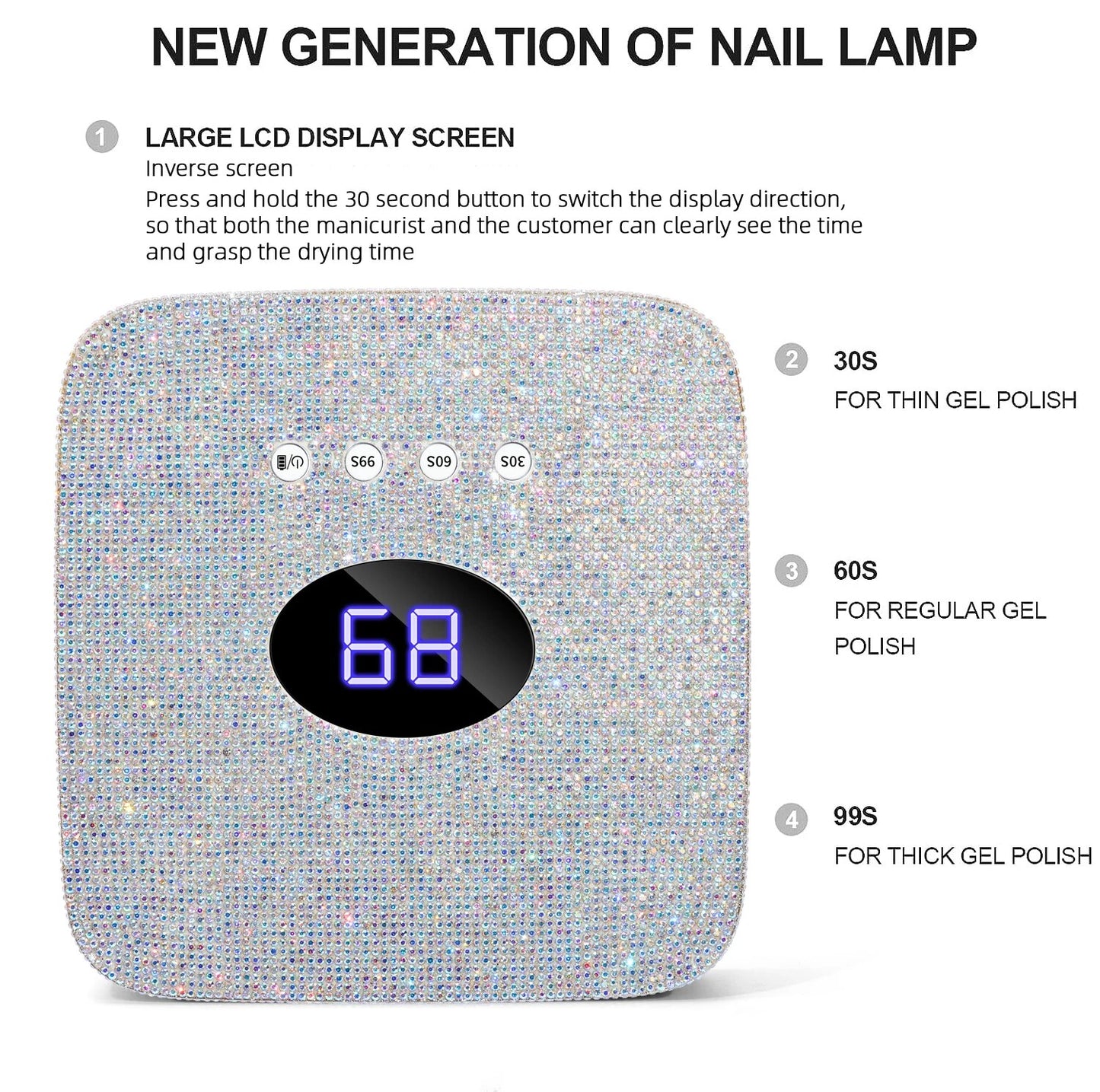 Professional Nail Drying Lamp for Manicure