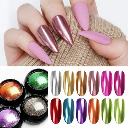 Metallic Mirror Powder Metal Nail