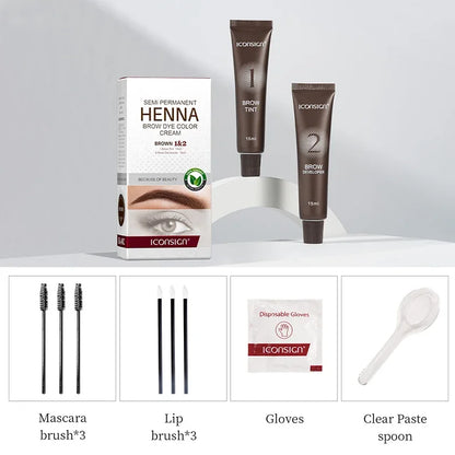 Professional Henna Eyelash Eyebrow Dye Tint