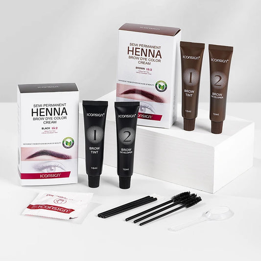 Professional Henna Eyelash Eyebrow Dye Tint