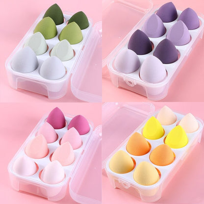 8-pc Liquid Application Makeup Egg Sponge