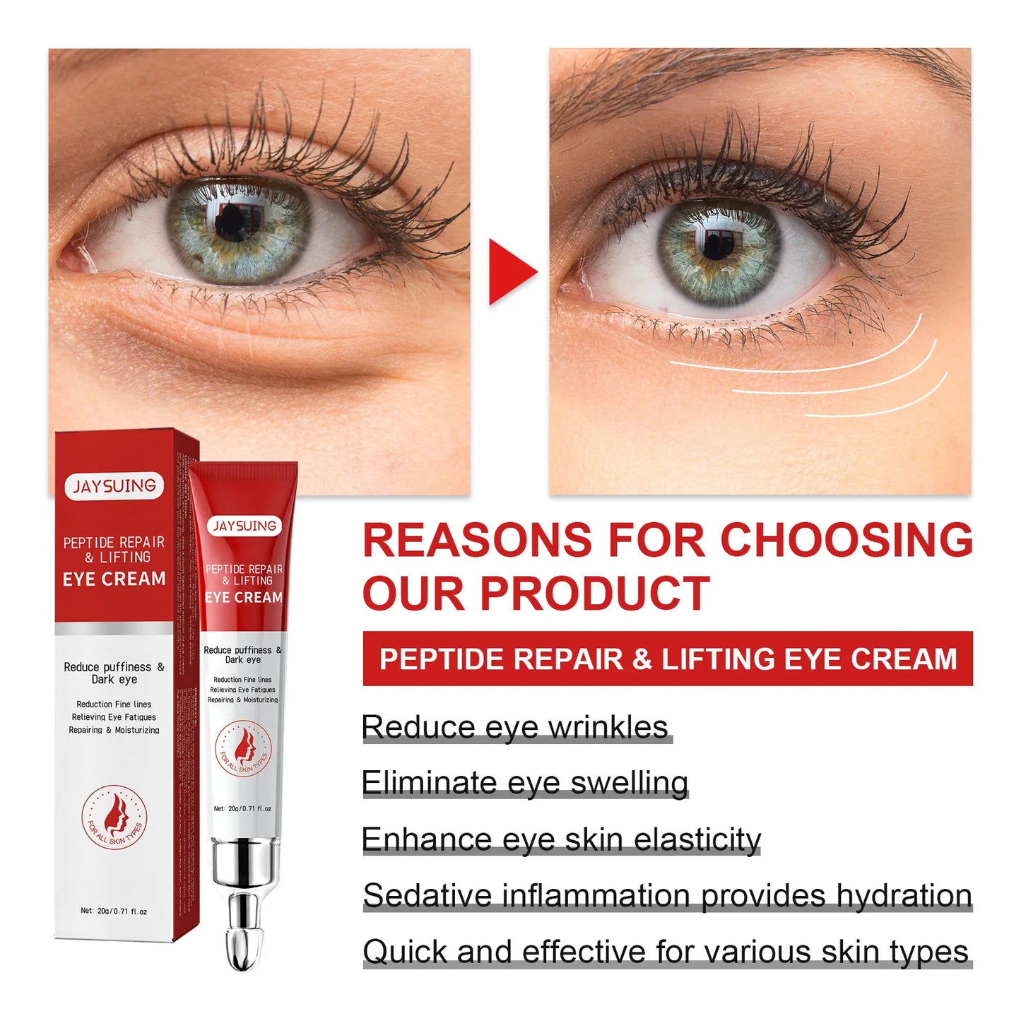 Peptide Repair Eye Serum Beauty Health