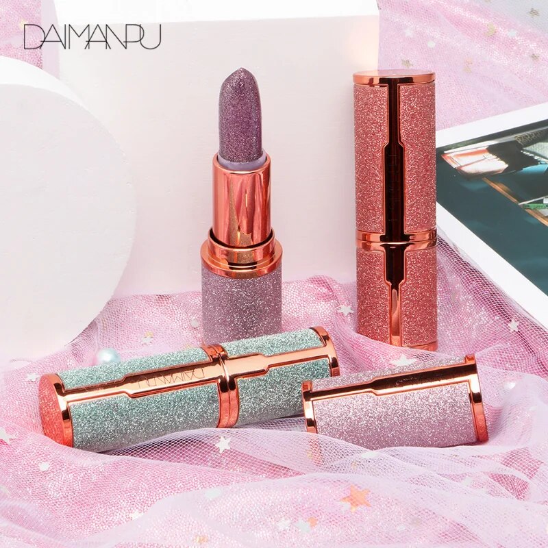 Temperature Color Changing Glitter Lipstick