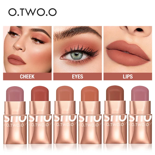 O.TWO.O Matte Lipstick Long Lasting Permanent 3 In 1