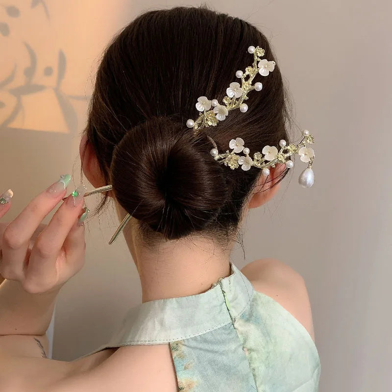 Chinese Style Tassel Hair Clip