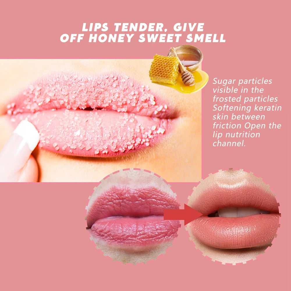 Peach Lip Scrub Exfoliating