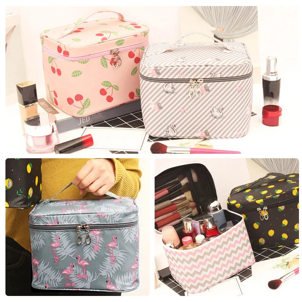 Large Capacity Portable Cosmetic Bag For Women