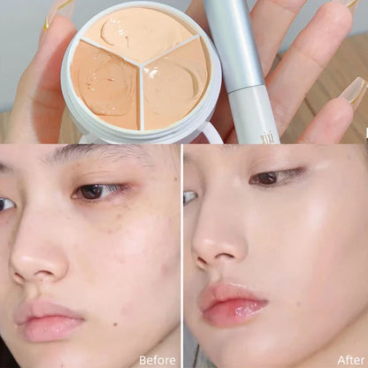 Face Makeup Cover Dark Circles Acne Pores Cream Base