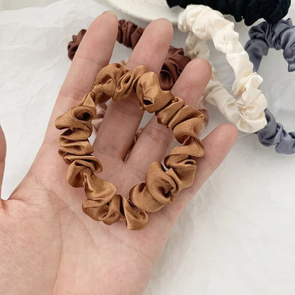 3/4/6pcs Set Silky Hair Scrunchies