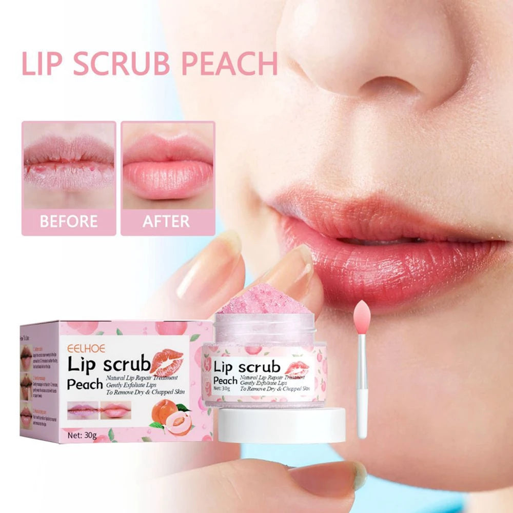 Peach Lip Scrub Exfoliating