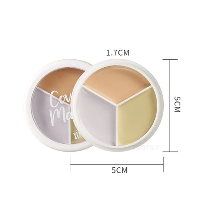 3-Color Concealer Palette Foundation