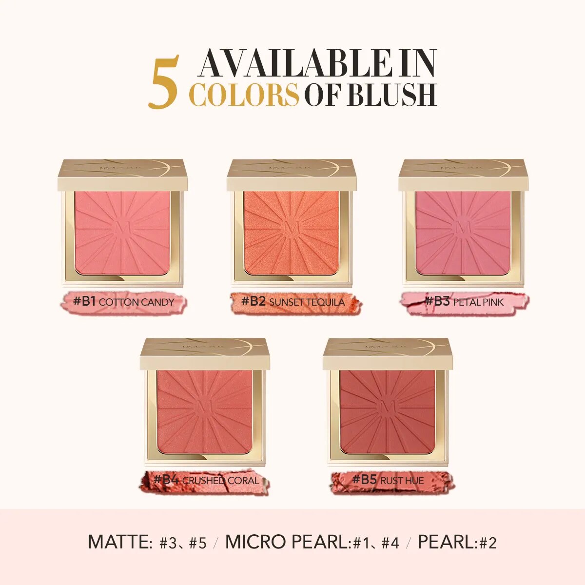 Face Blush & Highlighter Palette