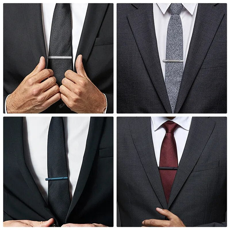 8 PCS Tie Clip Set With Gift Box