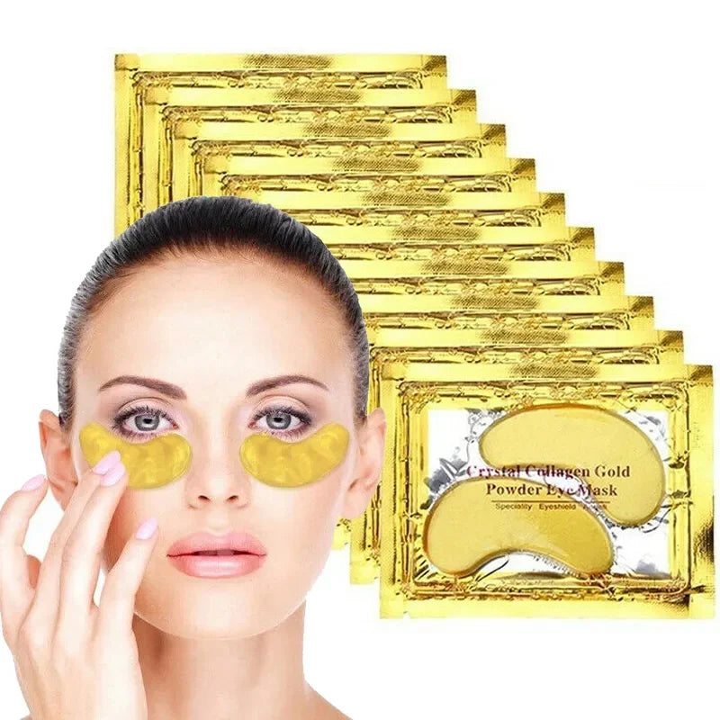 60pcs=30 Pairs Collagen Gold Powder Eye Mask