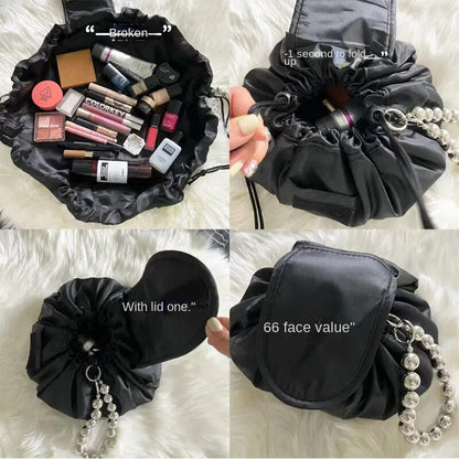 Women Drawstring Cosmetic Bag