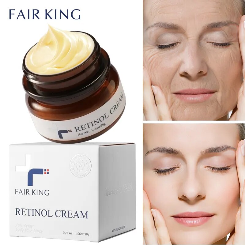 Retinol Cream Anti-Aging Wrinkle Lightening Whitening Spots Accelerated Skin Renewal