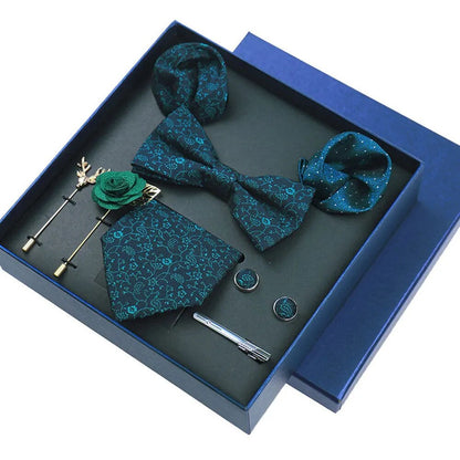 Nice Gift Box Silk Tie Necktie Set