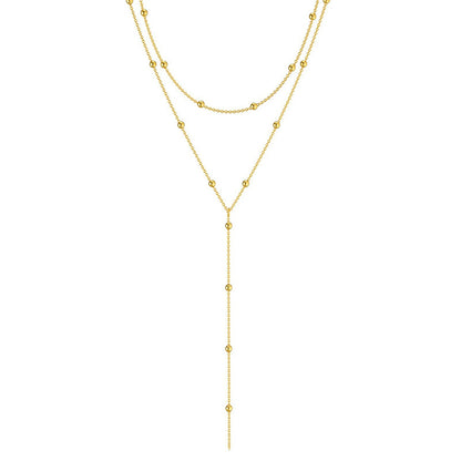 Long Chain Drop Pendant Choker Necklaces