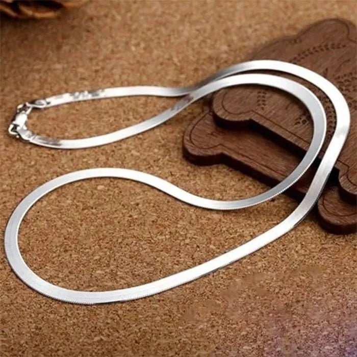 925 18K Gold 4mm, Sterling silver Necklace