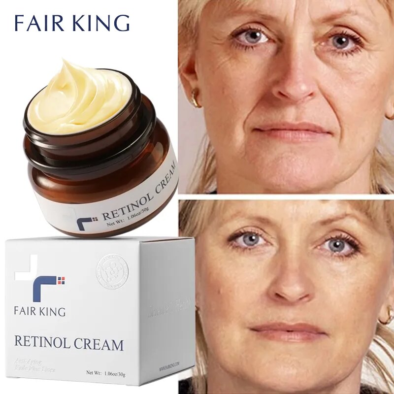 Retinol Cream Anti-Aging Wrinkle Lightening Whitening Spots Accelerated Skin Renewal