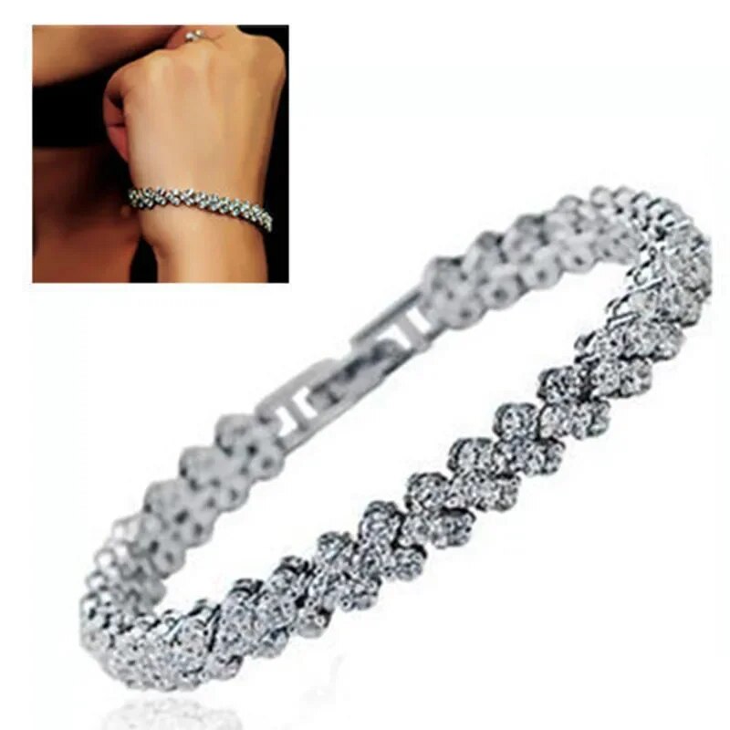 Luxury Roman Crystal Bracelet For Women