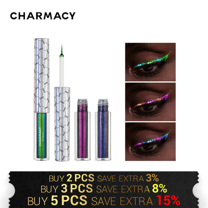 CHARMACY Duochrome Glitter Liquid Eyeliner