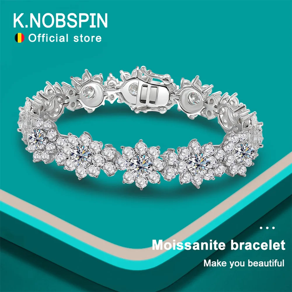 Moissanite Tennis Bracelets for Women