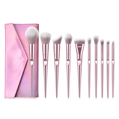 10 Pcs Pro Makeup Brushes Set